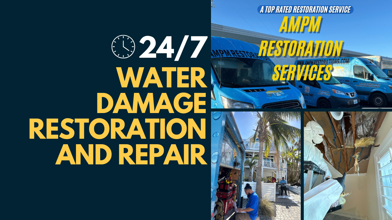 24/7 Water Damage Restoration And Repair
