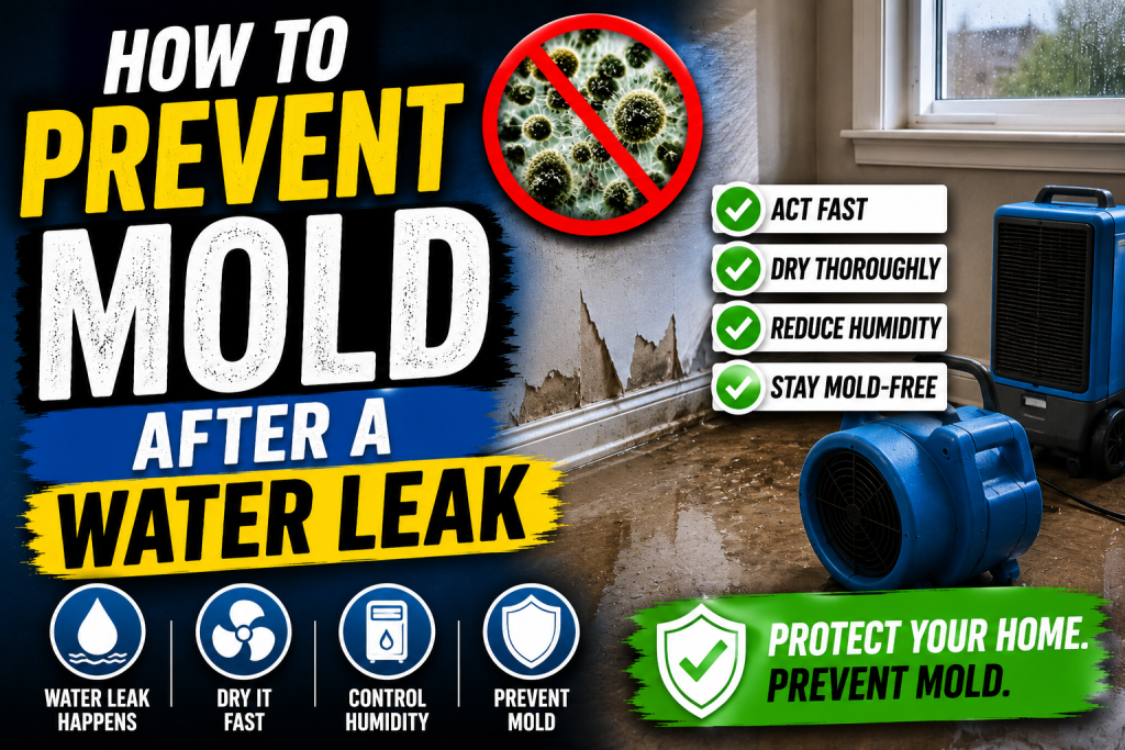 How To Prevent Mold After A Water Leak: Expert Tips