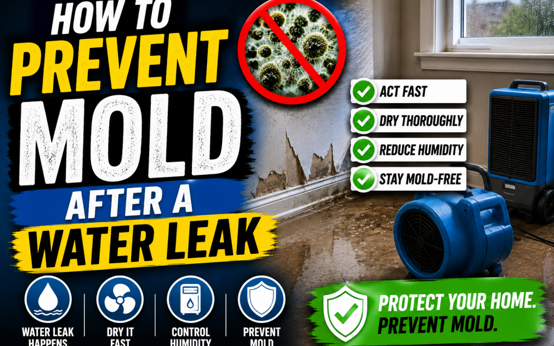 How To Prevent Mold After A Water Leak