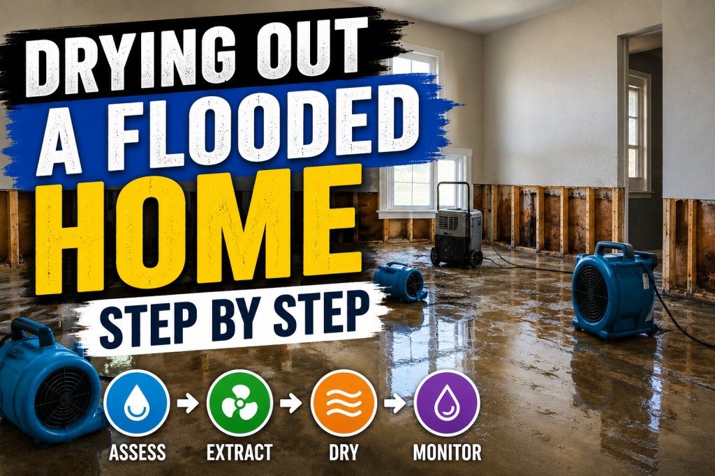 Drying Out a Flooded Home Step by Step: 2026 Guide