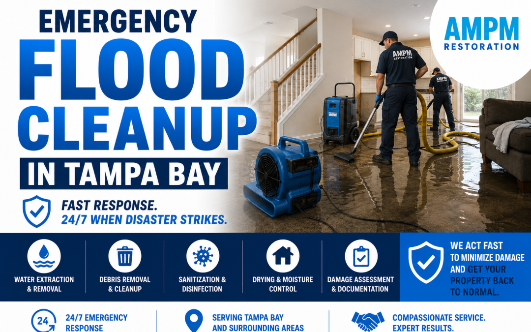 Emergency Flood Cleanup in Tampa Bay: 24/7 Expert Help