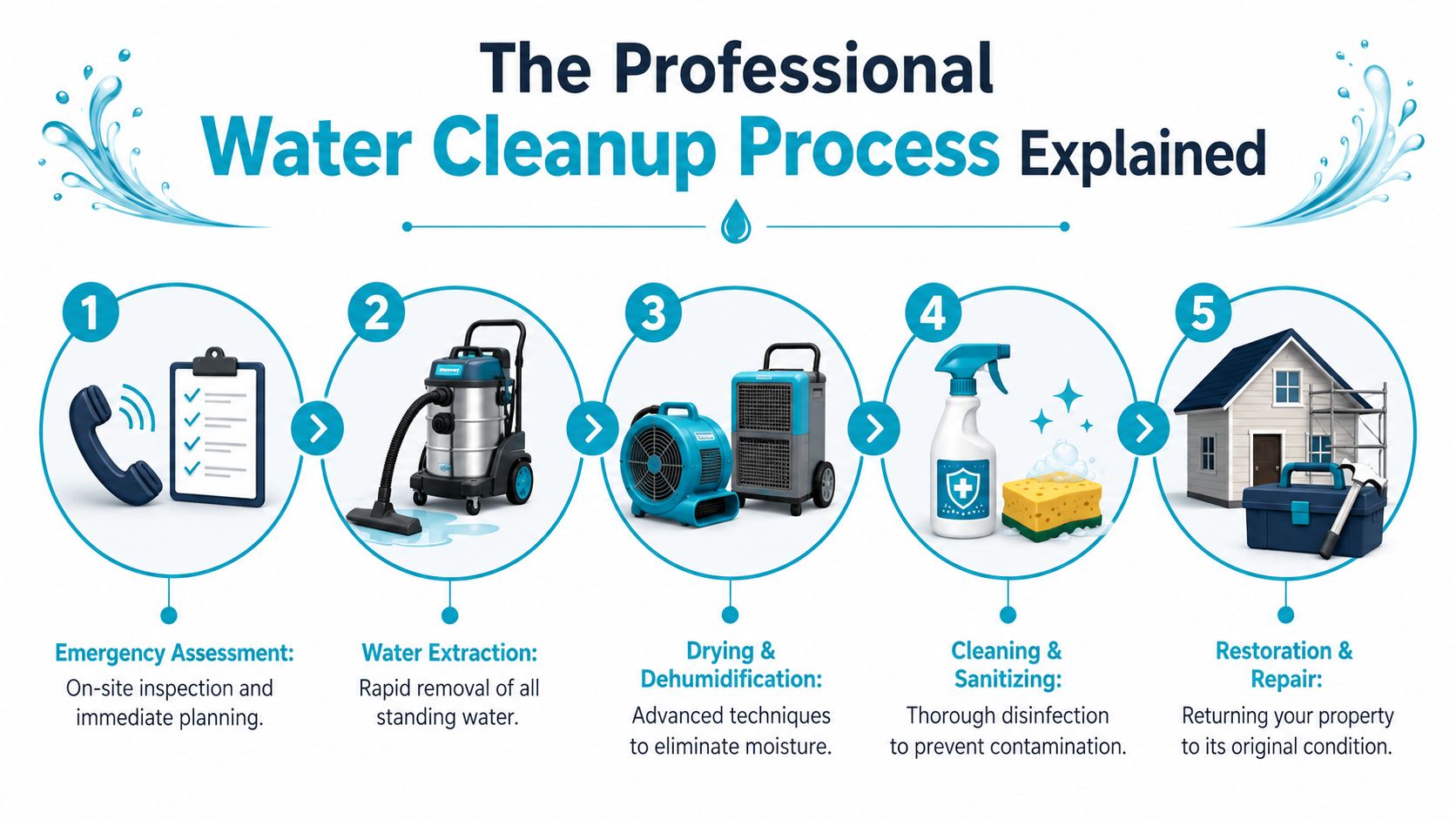 The Professional Water Cleanup Process Explained