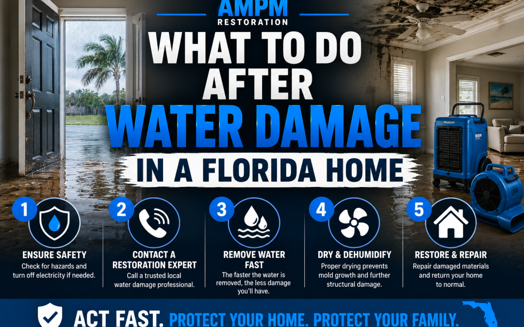 What to Do After Water Damage in a Florida Home