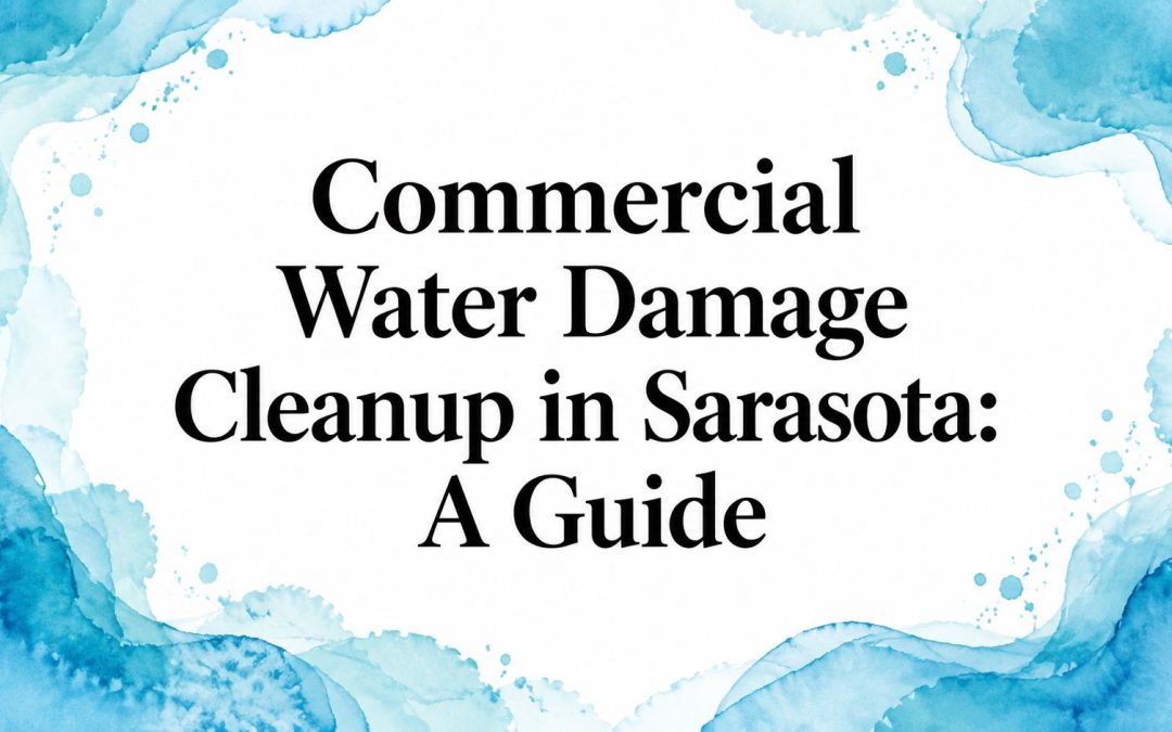 Commercial Water Damage Cleanup in Sarasota: A Guide