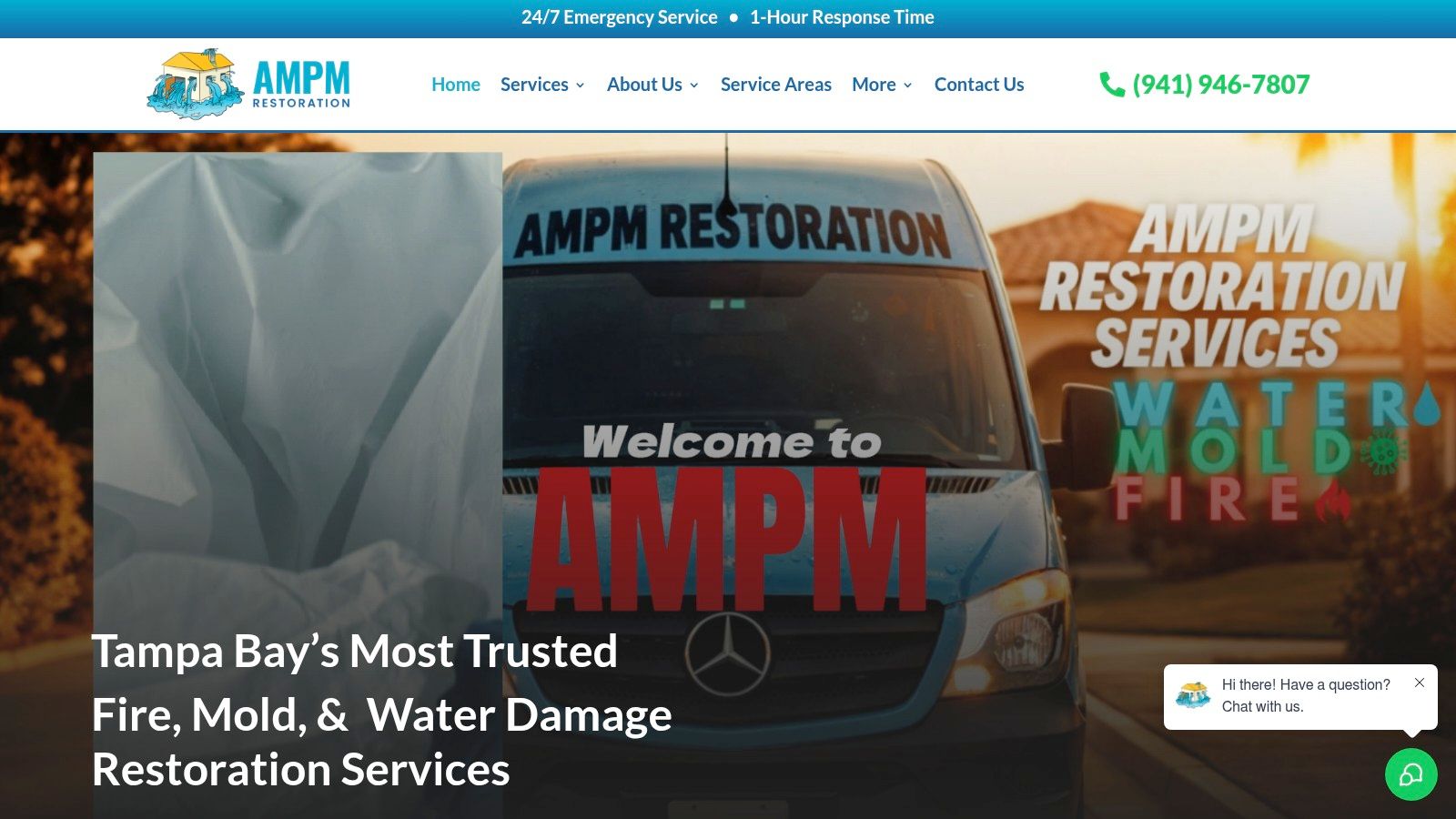 Screenshot from https://ampmrestorations.com