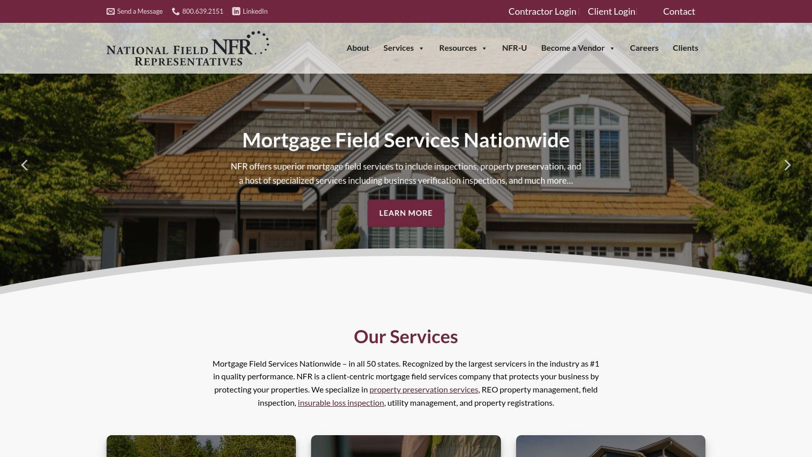 National Field Representatives (NFR)