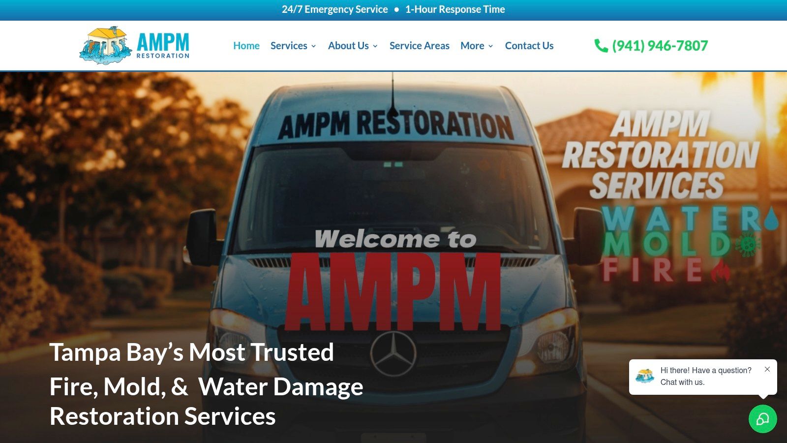 Screenshot from https://ampmrestorations.com