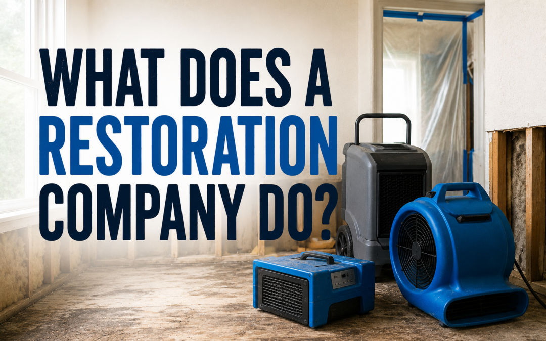 What Does a Restoration Company Do?