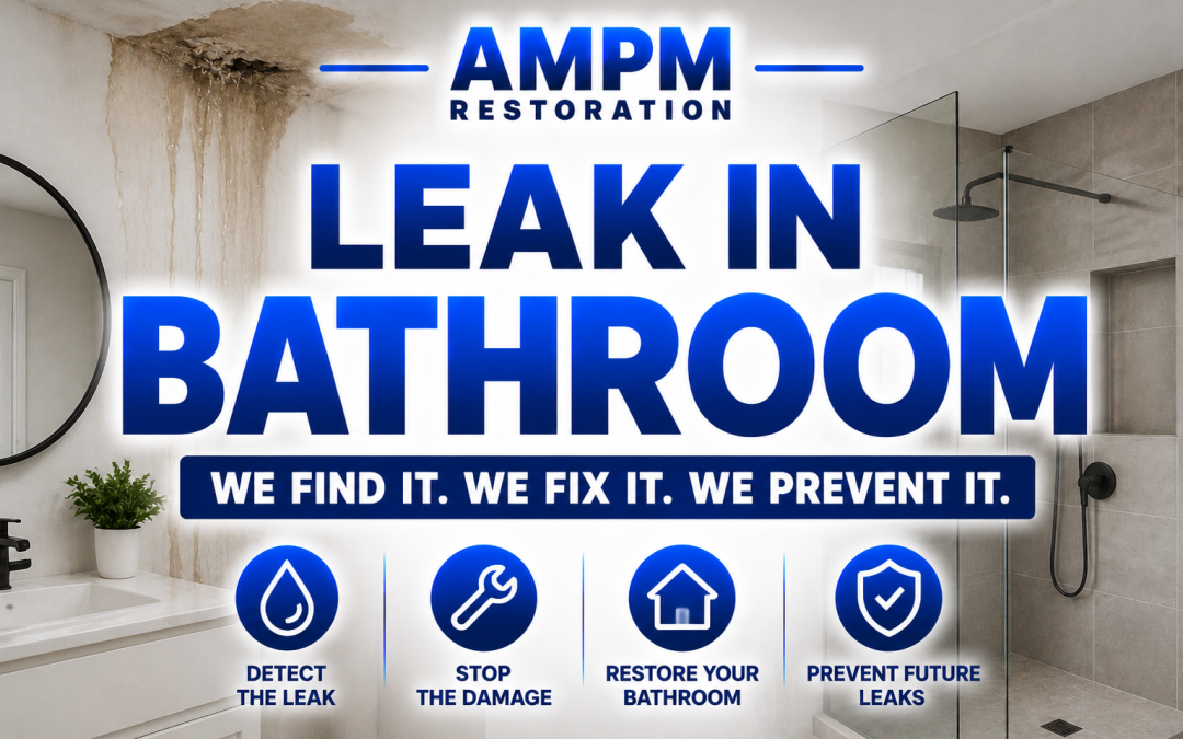 A Leak in the Bathroom? Detect & Repair Today