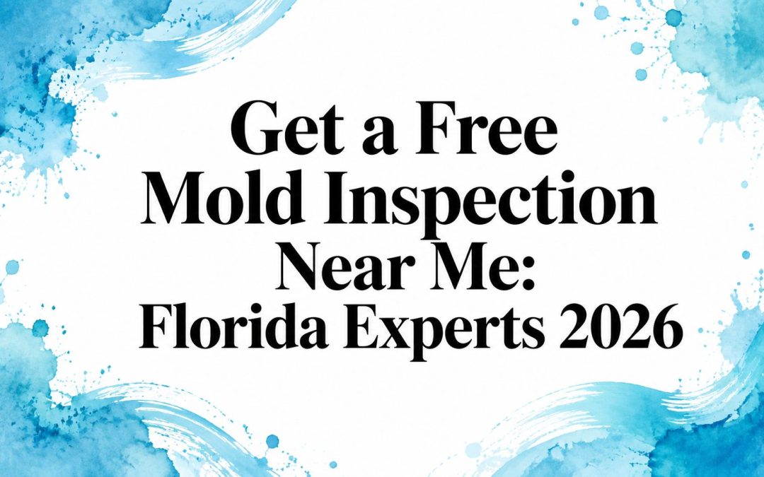 Get a Free Mold Inspection Near Me: Florida Experts 2026