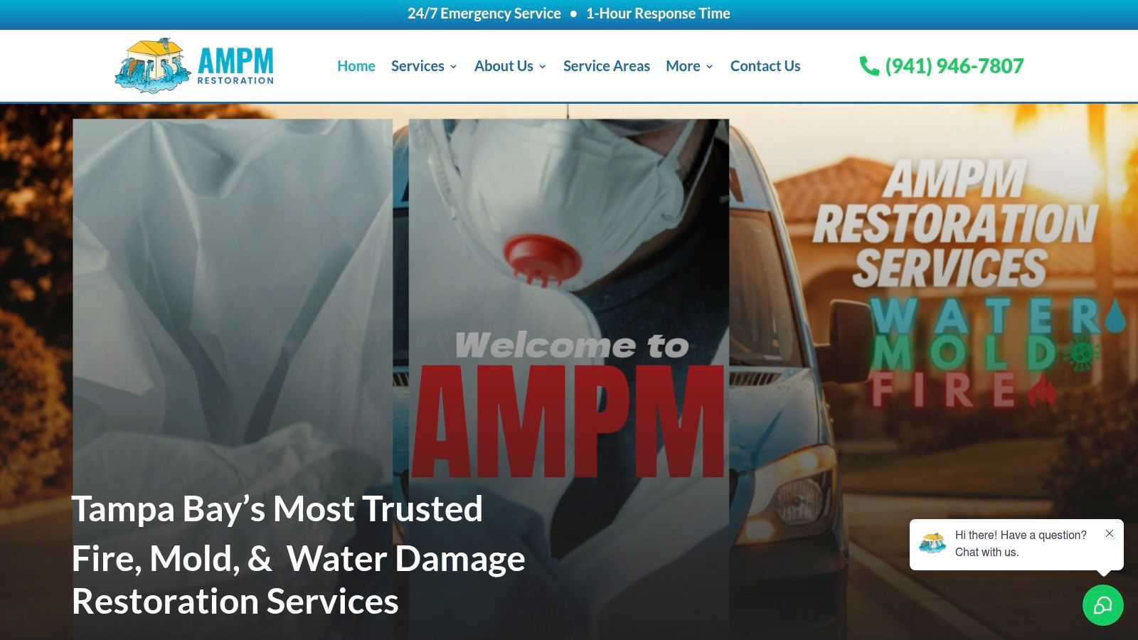 Screenshot from https://ampmrestorations.com