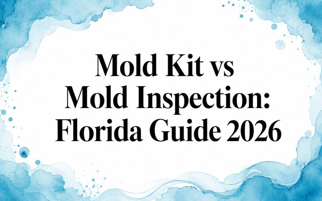 Mold Kit vs Mold Inspection: Florida Guide 2026