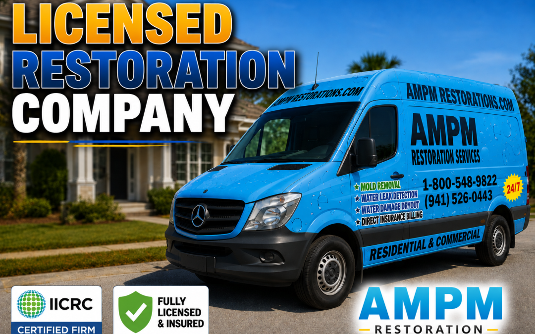 Licensed Restoration Company: AMPM Restoration Services