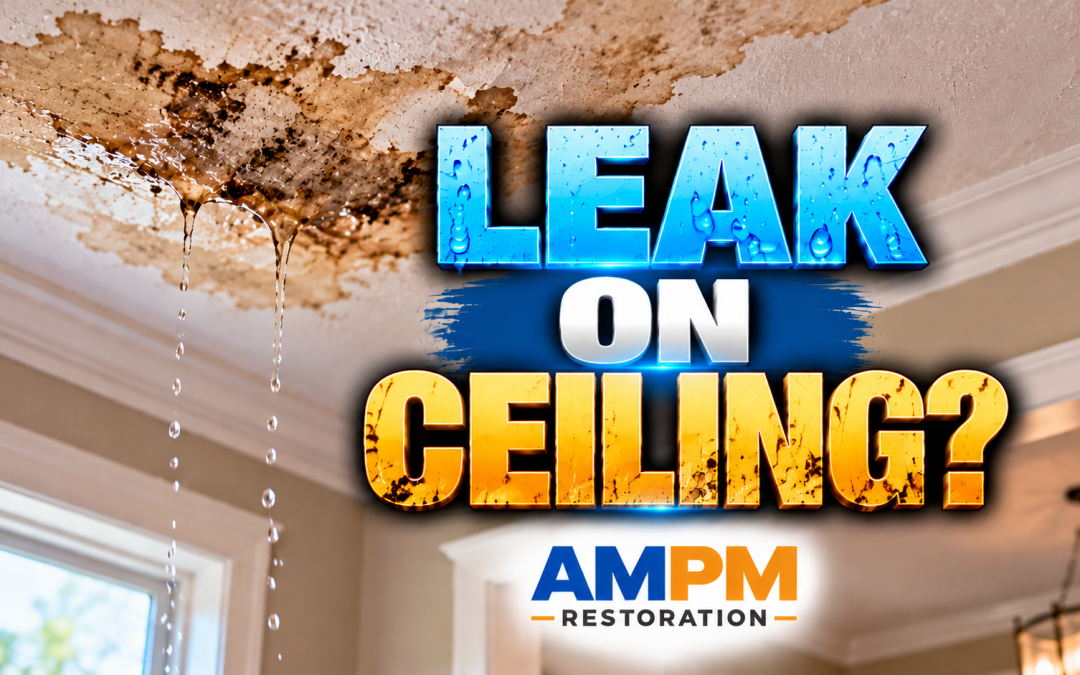 Leak on Ceiling: What to Do Before Help Arrives