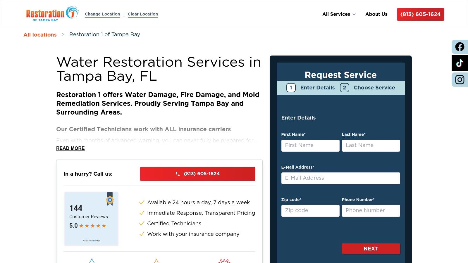 Restoration 1 of Tampa Bay